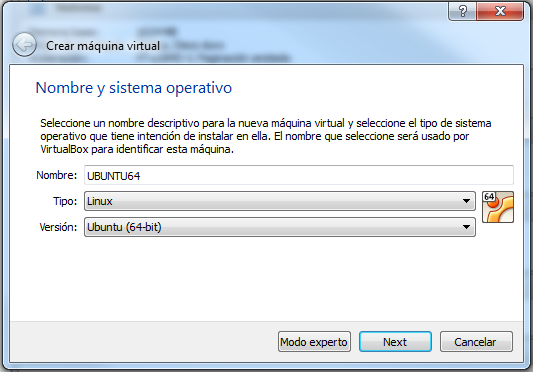 Elección del sistema operativo a instalar.